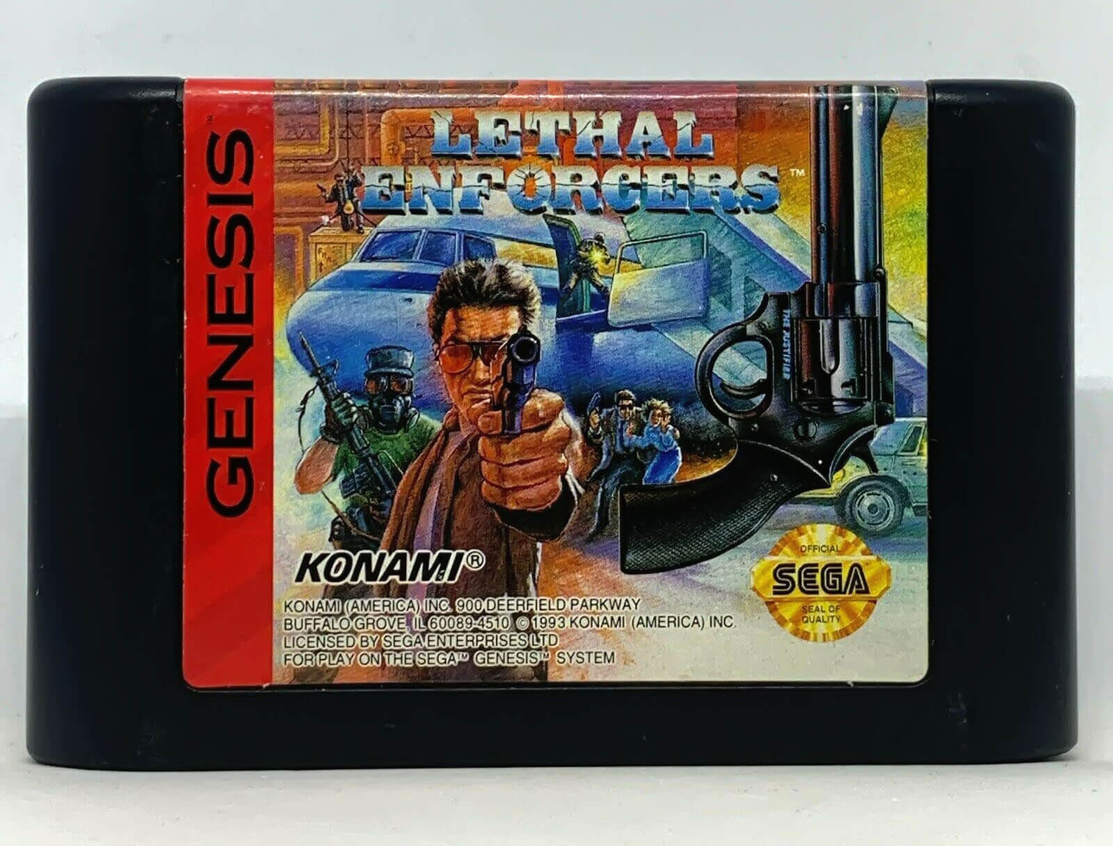 Лицензионный картридж Lethal Enforcers для Genesis